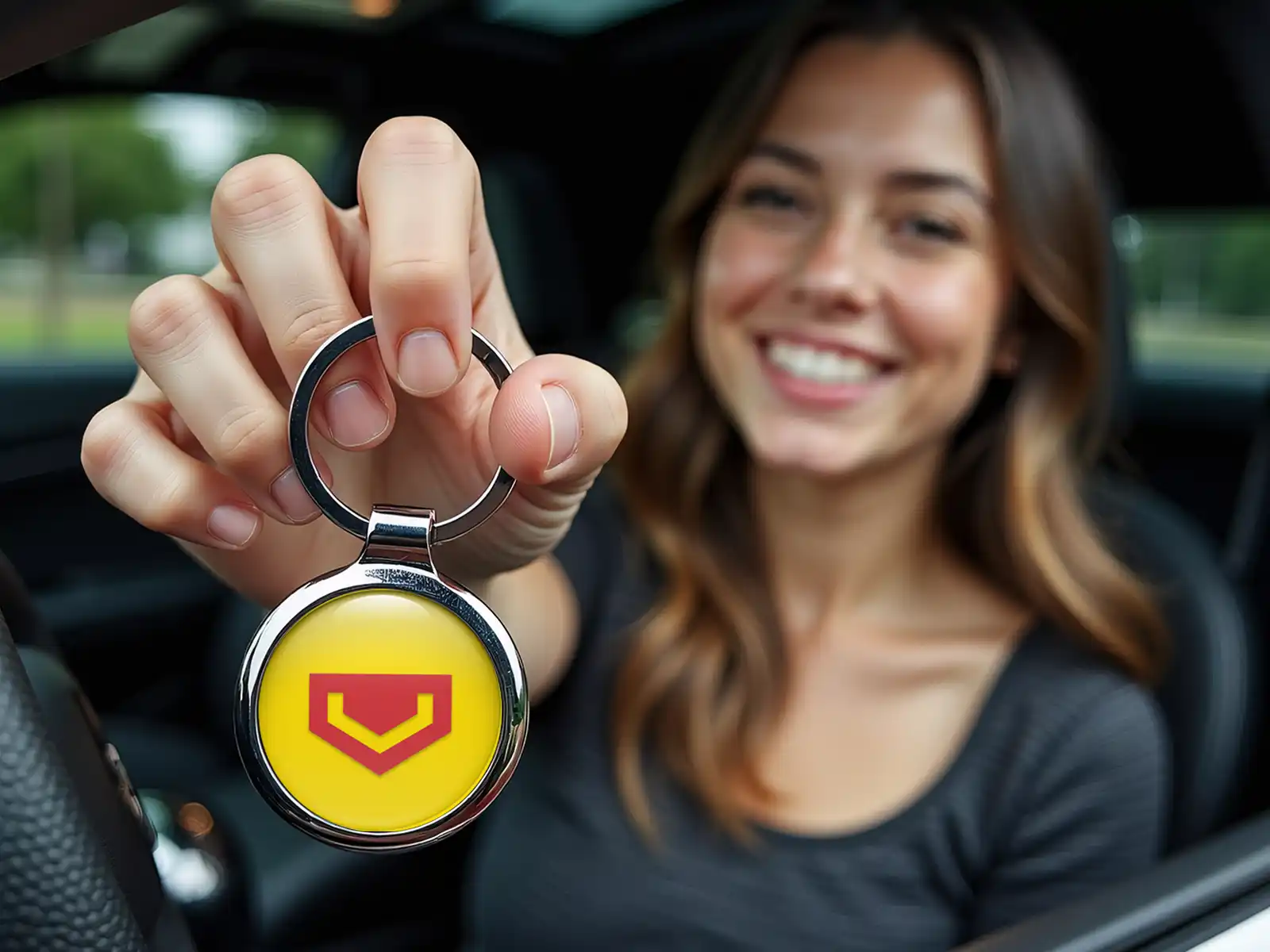 Vossen Personalisiert Schlüsselanhänger Logo Premium Metall